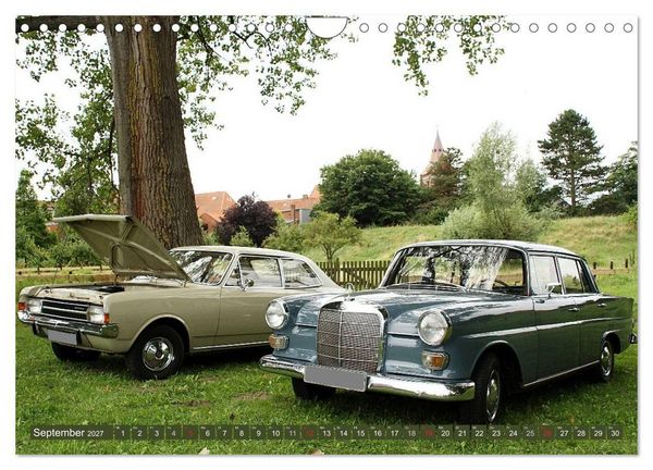Produktbild: Oldtimer vergangenger Jahrzehnte (Wandkalender 2027 DIN A4 quer), CALVENDO Monatskalender