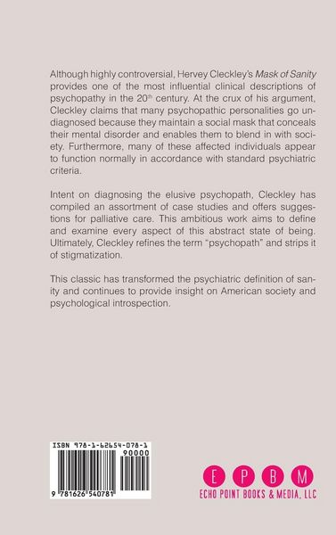 Produktbild: The Mask of Sanity
