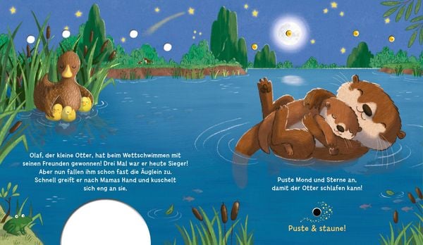 Produktbild: Mein Puste-Licht-Buch: Ein Sternlein wacht in dunkler Nacht