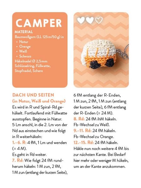 Produktbild: 55 x h&auml;keln &ndash; Mini-Amigurumis Schl&uuml;sselanh&auml;nger: Dein Kartenset mit niedlichen Tieren & mehr