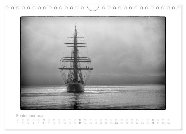 Produktbild: Gorch Fock - zeitlose Eindr&uuml;cke (Wandkalender 2026 DIN A4 quer), CALVENDO Monatskalender