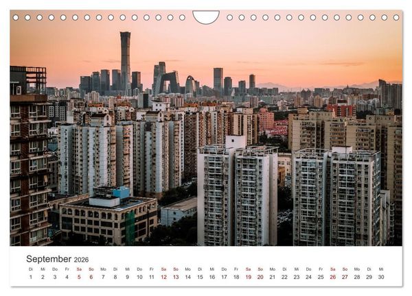 Produktbild: Peking - Die faszinierende Hauptstadt Chinas. (Wandkalender 2026 DIN A4 quer), CALVENDO Monatskalender