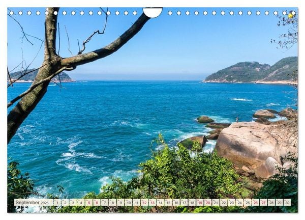 Produktbild: Traumk&uuml;sten: Eine Maritime Reise um die Welt (Wandkalender 2026 DIN A4 quer), CALVENDO Monatskalender