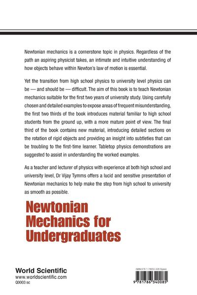 Produktbild: Newtonian Mechanics For University Study