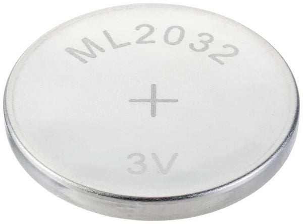 Produktbild: VOLTCRAFT Knopfzellen-Akku ML2032 Lithium 65 mAh 3V 1St.