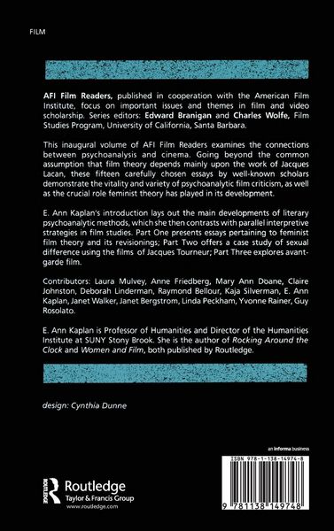 Produktbild: Psychoanalysis and Cinema