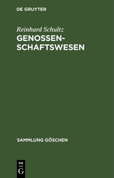 Produktbild: Genossenschaftswesen