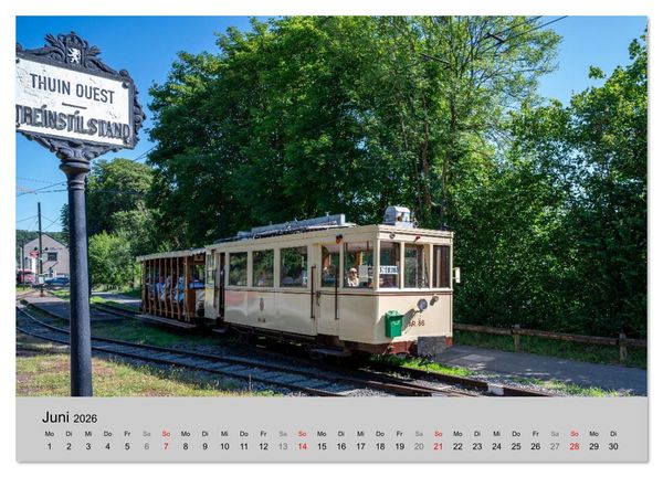 Produktbild: Stra&szlig;enbahnklassiker auf Schienen (Wandkalender 2026 DIN A2 quer), CALVENDO Monatskalender