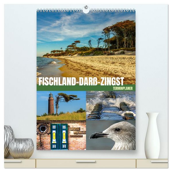 Produktbild: Fischland-Dar&szlig;-Zingst Terminplaner (hochwertiger Premium Wandkalender 2026 DIN A2 hoch), Kunstdruck in Hochglanz