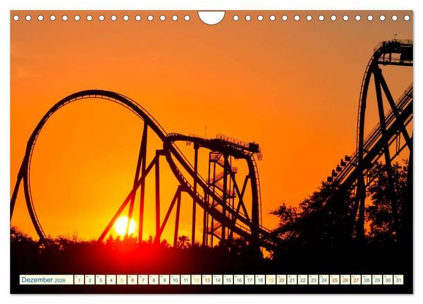 Produktbild: Achterbahn - extrem (Wandkalender 2026 DIN A4 quer), CALVENDO Monatskalender