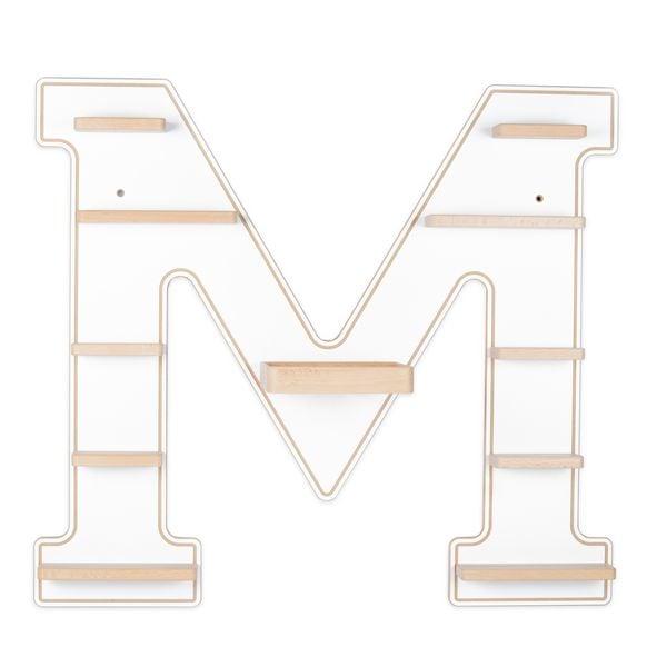 Holz Regal Buchstabe M für Toniebox Tonies Figuren