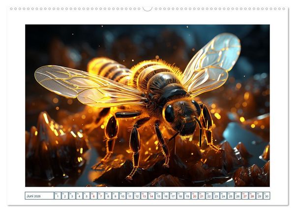 Produktbild: Magische Insekten (hochwertiger Premium Wandkalender 2026 DIN A2 quer), Kunstdruck in Hochglanz