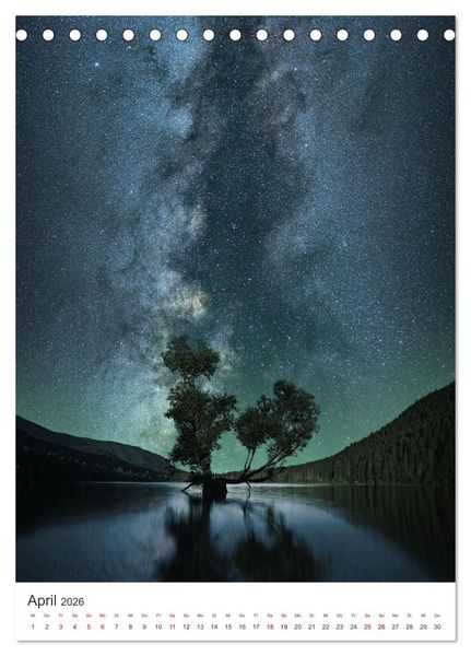 Produktbild: Milchstra&szlig;e - Unsere faszinierende Galaxie. (Tischkalender 2026 DIN A5 hoch), CALVENDO Monatskalender