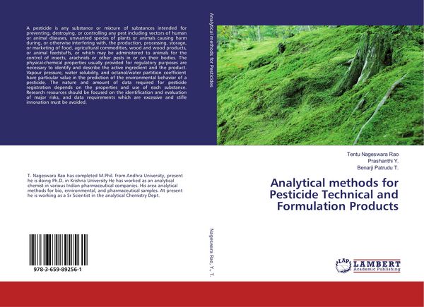 Produktbild: Analytical methods for Pesticide Technical and Formulation Products