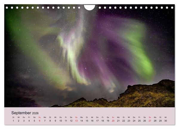 Produktbild: Norwegen - Mythos Nordlichter (Wandkalender 2026 DIN A4 quer), CALVENDO Monatskalender