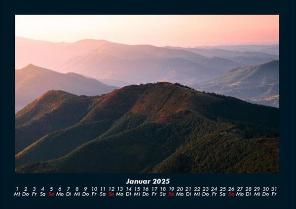 Produktbild: Berglandschaften 2025 Fotokalender DIN A4