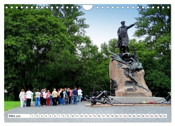Produktbild: Festungsstadt Kronstadt - Schl&uuml;ssel zu Sankt Petersburg (Wandkalender 2026 DIN A4 quer), CALVENDO Monatskalender