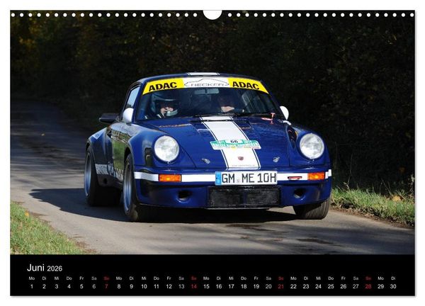Produktbild: Bergrennen und Rallye im Porsche (Wandkalender 2026 DIN A3 quer), CALVENDO Monatskalender