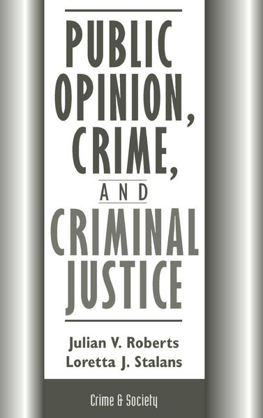 Produktbild: Public Opinion, Crime, And Criminal Justice