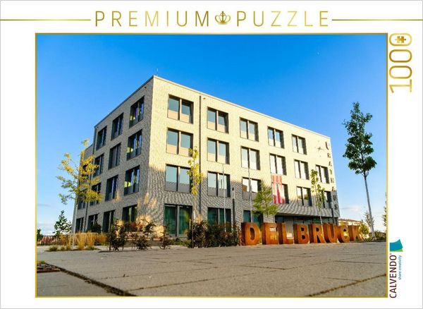 Produktbild: CALVENDO Puzzle Delbr&uuml;ck, Rathaus | 1000 Teile Lege-Gr&ouml;&szlig;e 64x48cm Foto-Puzzle f&uuml;r gl&uuml;ckliche Stunden