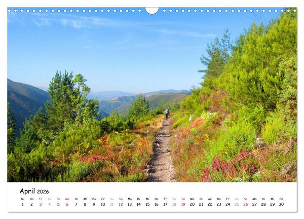 Produktbild: Jakobsweg - Camino Primitivo (Wandkalender 2026 DIN A3 quer), CALVENDO Monatskalender