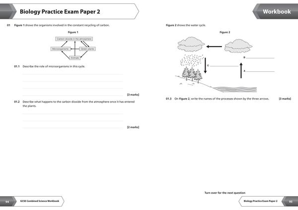 Produktbild: AQA GCSE 9-1 Combined Science Higher Workbook