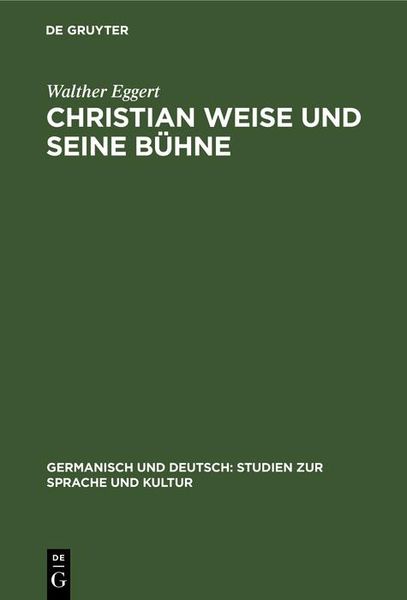 Produktbild: Christian Weise und seine B&uuml;hne