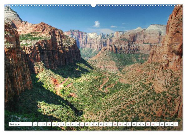 Produktbild: Glanzlichter der USA (hochwertiger Premium Wandkalender 2026 DIN A2 quer), Kunstdruck in Hochglanz