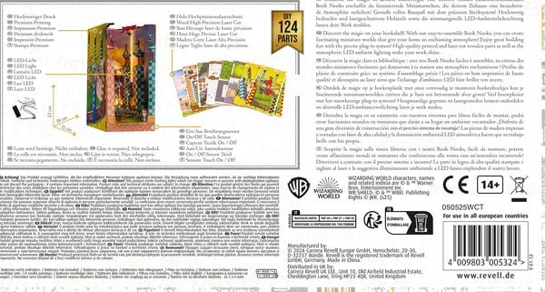 Produktbild: Book Nook DIY B&uuml;cherecke Harry Potter Quidditch Field von Revell Tiny Adventures