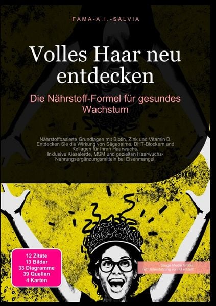 Volles Haar neu entdecken: Die Nährstoff-Formel für gesundes Wachstum, Taschenbuch von Fama A.I. Salvia, Epubli, 9783565038985