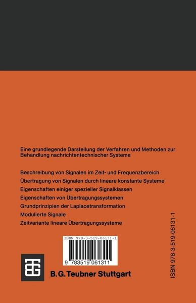 Produktbild: Elemente nachrichtentechnischer Systeme