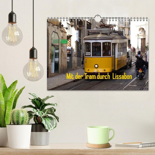 Produktbild: Mit der Tram durch Lissabon (Wandkalender 2025 DIN A4 quer), CALVENDO Monatskalender