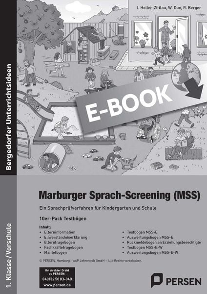 Produktbild: Marburger Sprach-Screening (MSS) - Testb&ouml;gen