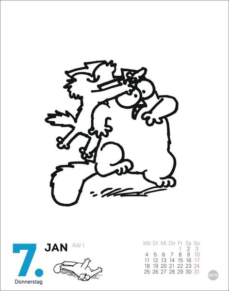 Produktbild: Simons Katze Tagesabrei&szlig;kalender 2027