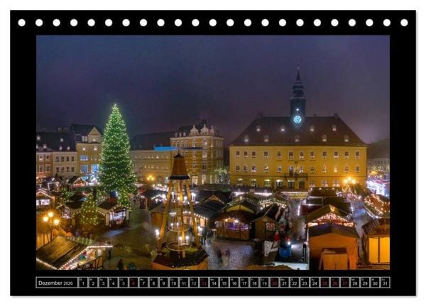 Produktbild: Annaberg im Erzgebirge (Tischkalender 2026 DIN A5 quer), CALVENDO Monatskalender