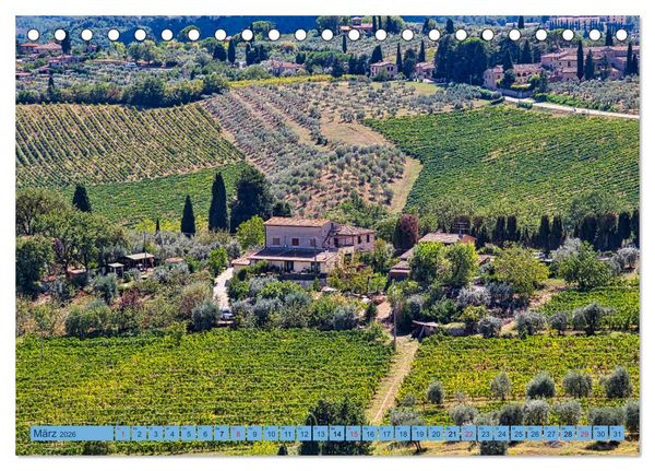 Produktbild: Impressionen aus San Gimignano (Tischkalender 2026 DIN A5 quer), CALVENDO Monatskalender