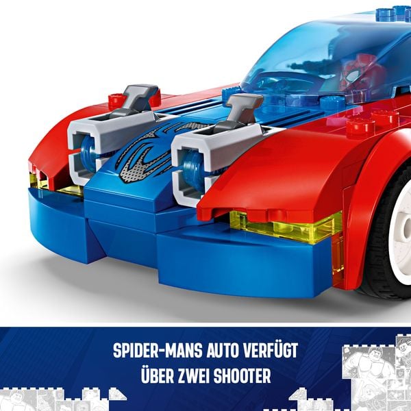 LEGO Marvel 76279 Spider-Mans Rennauto & Venom Green Goblin Spielzeug-Set