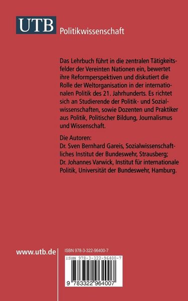 Produktbild: Die Vereinten Nationen