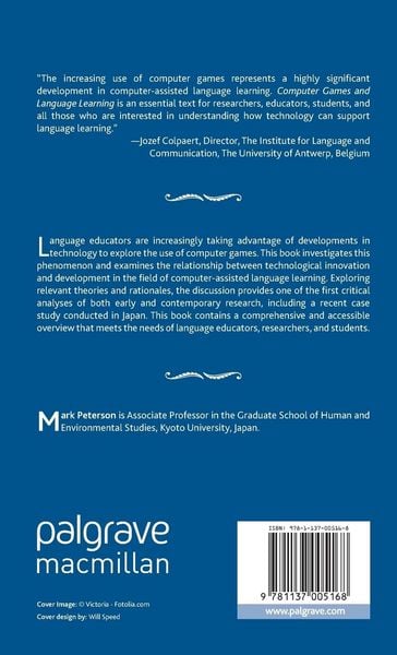 Produktbild: Computer Games and Language Learning