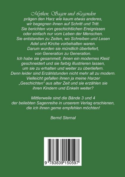 Produktbild: Sagen, Mythen und Legenden aus dem Harz