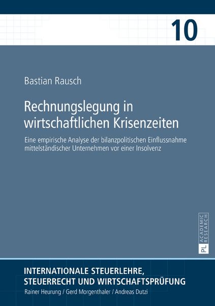 Produktbild: Rechnungslegung in wirtschaftlichen Krisenzeiten