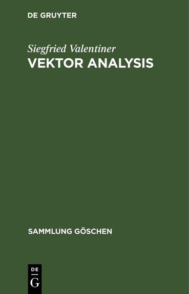Produktbild: Vektor analysis