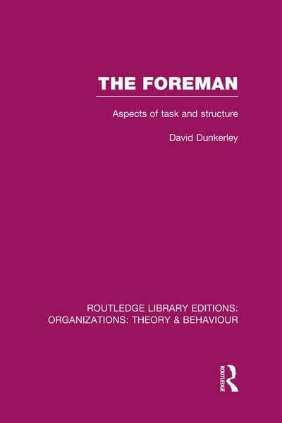 Produktbild: The Foreman (Rle: Organizations)