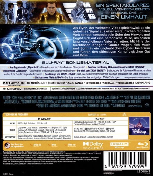 Produktbild: TRON: Legacy (4K Ultra HD) (+ Blu-ray)