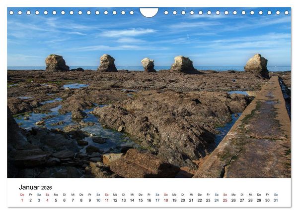 Produktbild: Vend&eacute;e - Bilder von der C&ocirc;te de Lumi&egrave;re (Wandkalender 2026 DIN A4 quer), CALVENDO Monatskalender