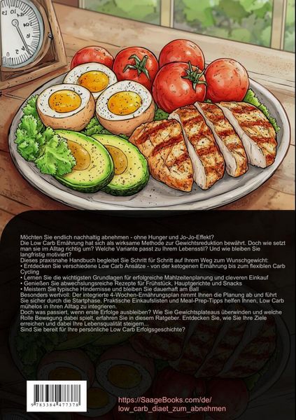 Produktbild: Low Carb Di&auml;t zum Abnehmen: Der praktische Ern&auml;hrungsplan f&uuml;r gesunden Gewichtsverlust