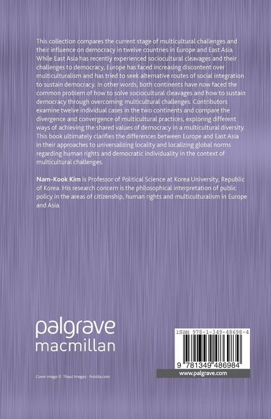 Produktbild: Multicultural Challenges and Sustainable Democracy in Europe and East Asia