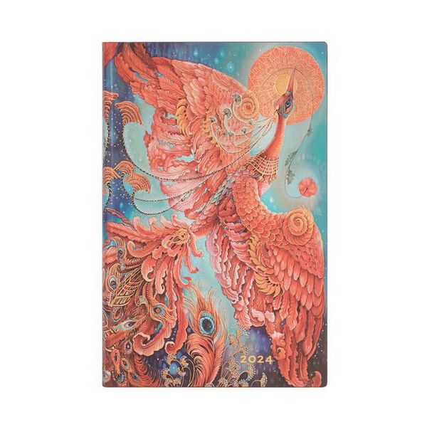 Produktbild: Paperblanks 2024 Firebird Birds of Happiness 12-Month Flexi