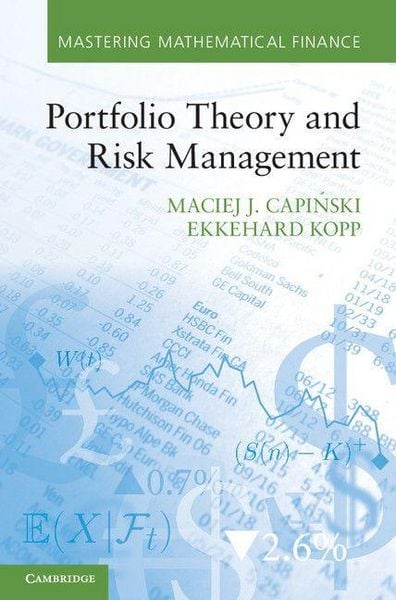Produktbild: Portfolio Theory and Risk Management