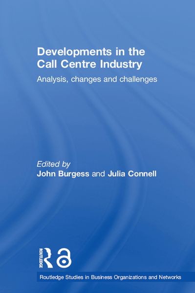 Produktbild: Developments in the Call Centre Industry